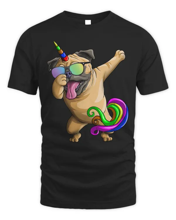 Pug Lover Dabbing Pugicorn Funny Pug Lover Boys Girls Dab Dance Pugs Dog