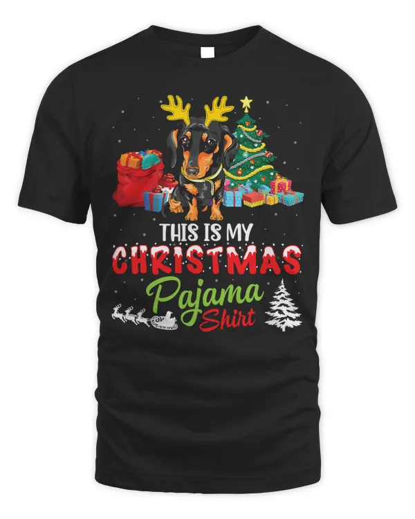 Wiener Noel Costume Presents This Is My Christmas Pajama 111 Dachshund Doxie