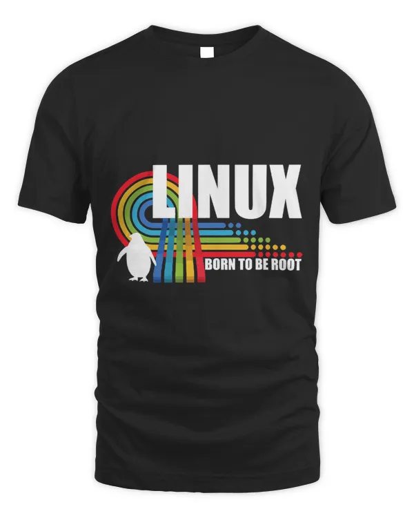 Linux Retro 70s Born To Be Root Nerds and Computer scientist