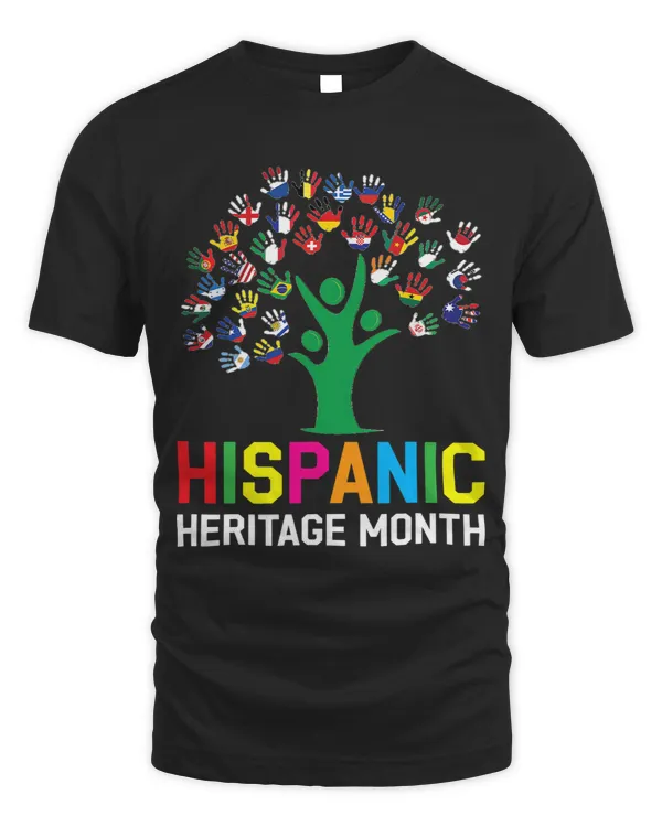 Hand Flag Tree Root Latino National Hispanic Heritage Month