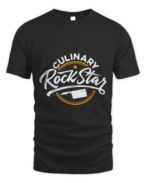 Chef Culinary Rockstar Funny Men Women Cook Cooking Vintage 1