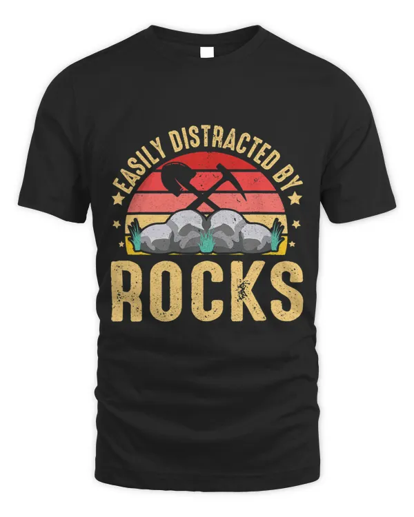 Easily Distracted By Rocks Rock Collector Geology Geologist 2
