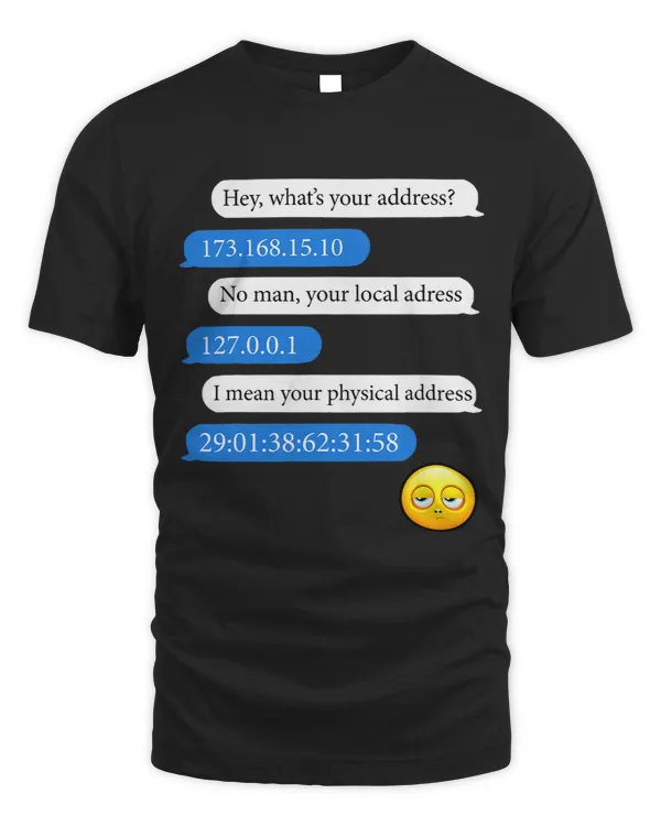 Funny Networking T ShirtWhats Address for Women Men