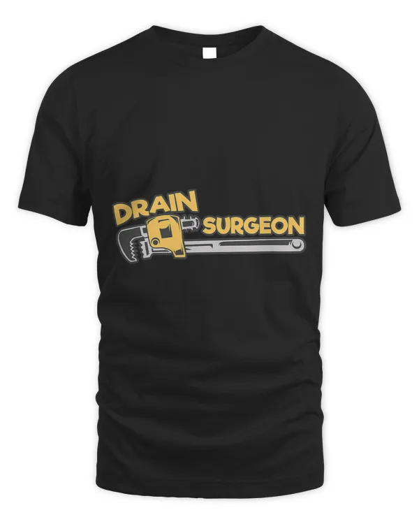 Funny Drain Surgeon Pipe Wrench Sink Fixing Plumber