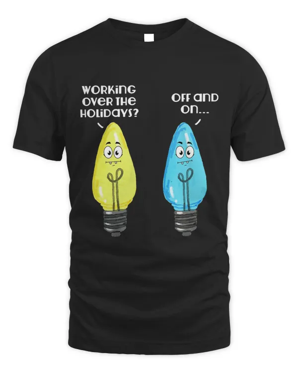 Techinician Electrician Repairman Christmas Lights Bulb