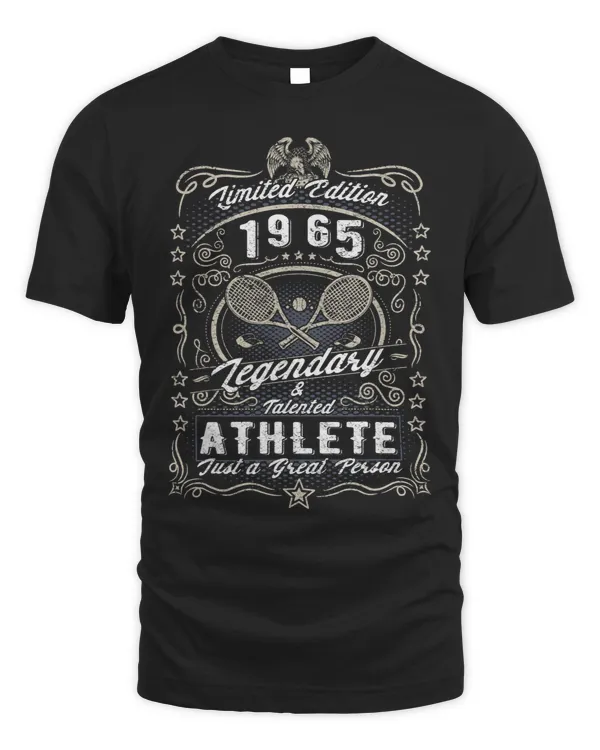 Vintage 1965 Tennis Birthday Sport Limited edition 1965