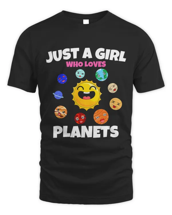 Outer Space Science Cute Planets Lover Girls Women Astronomy