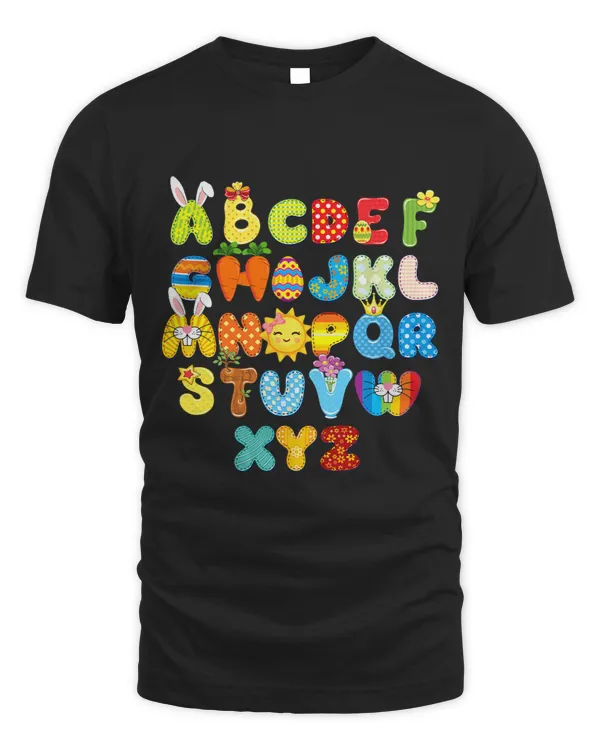 Happy Easter Day Alphabet ABCs Elemeno For Teacher Student