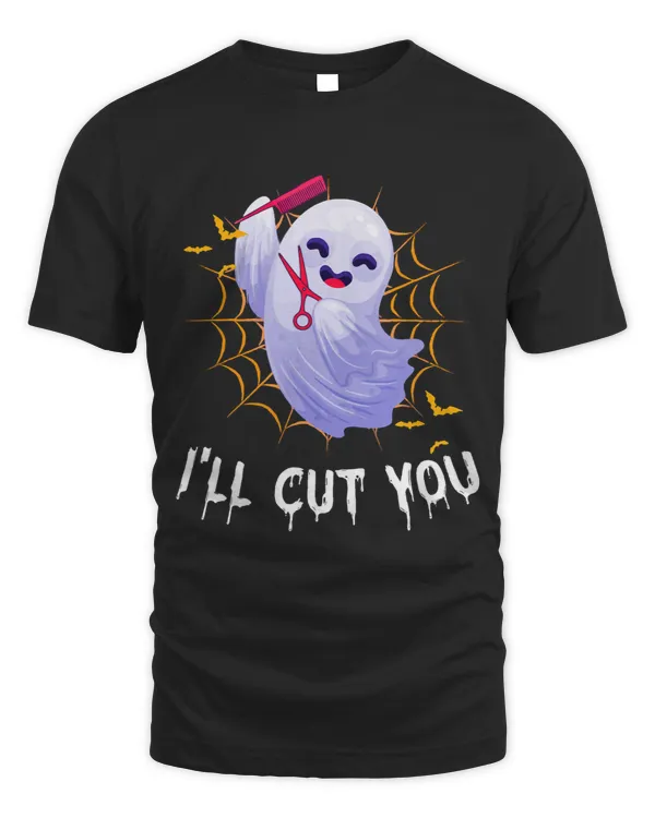Boo Ghost Hairstylist Ill Cut You Costume Halloween