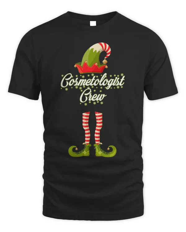 Cosmetologist Crew Elf Matching Group Christmas Jobs Pajama