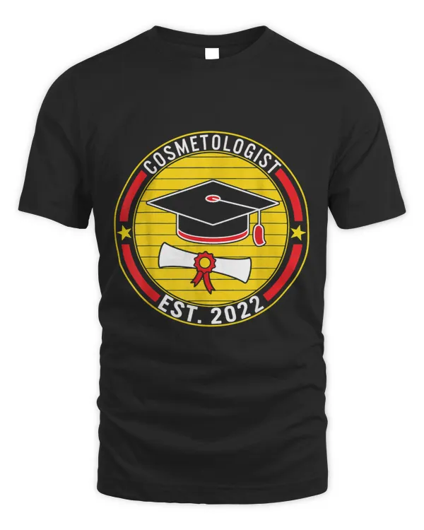 Cosmetologist EST Graduation party Class Graduated Spor