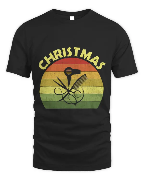 Christmas Pajama Matching Family Cool Xmas Retro Hairstylist