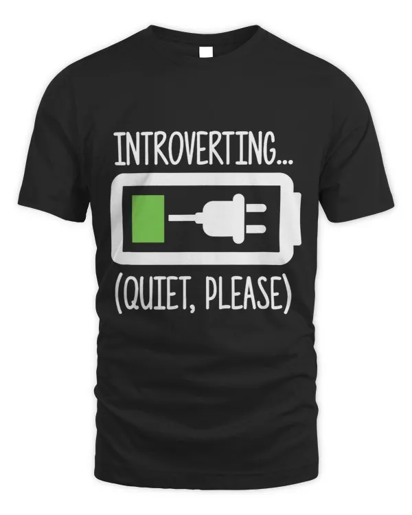 Introverted People Introverting Electrician Low Battery