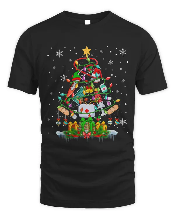 Christmas Tree Santa Reindeer Elf Medical Instruments Doctor