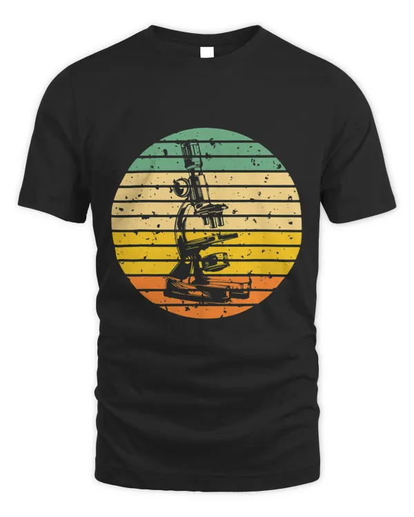 Retro Microscope Funny Scientist Science Teacher Graphic