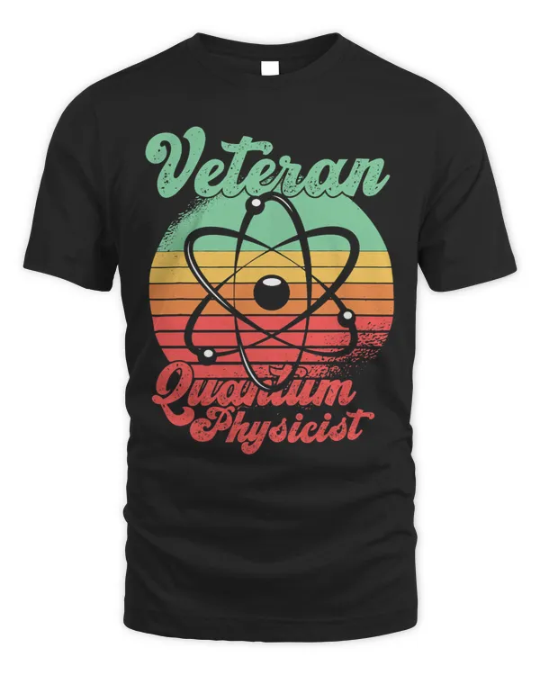 Retro Physicist Veteran Scientist Vintage Quantum Physics
