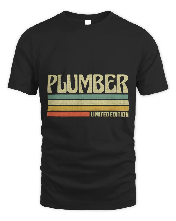 Retro Plumber Profession Job Title Co Worker Idea