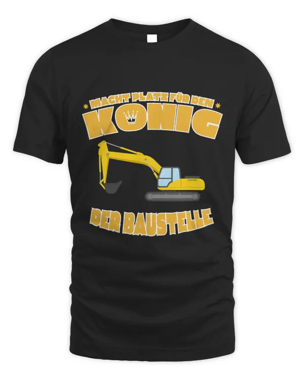Kings of the construction site excavator driver