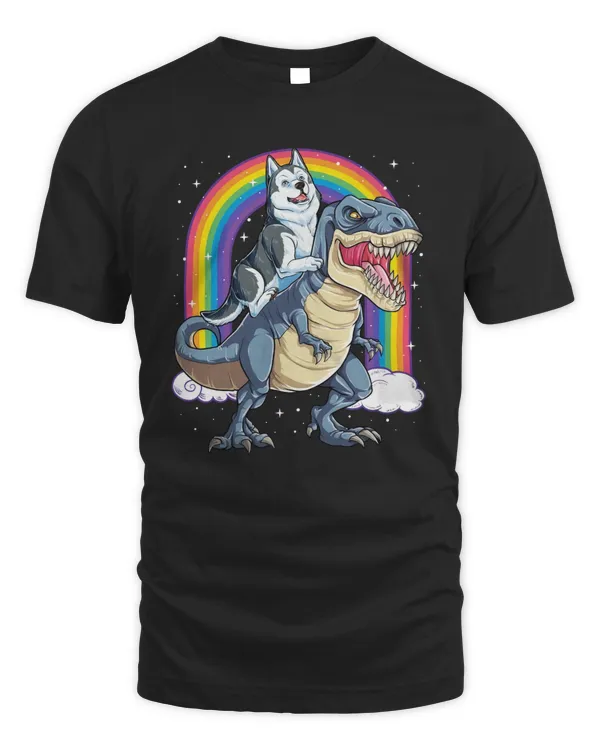 Siberian Husky Dinosaur T rex