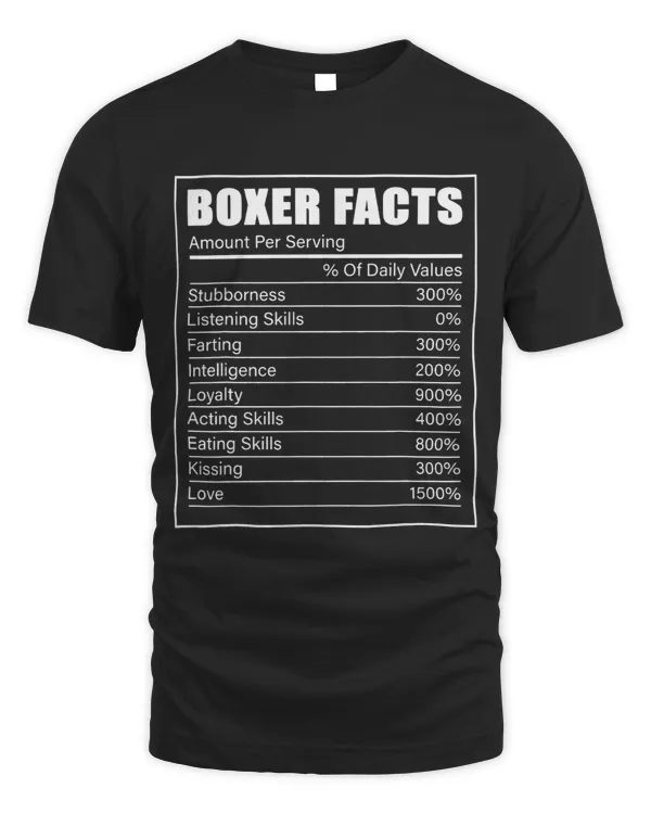 Boxer Facts Dog Owner Puppy Dog Lover Boxer Boxers Dog