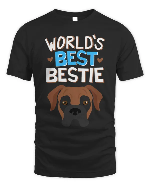 Boxer Fawn Boxer Worlds Best Bestie Dog Lover Boxers Dog