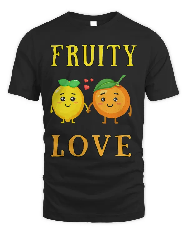 Fruity Love Orange Lemon Couple for Vegetarians and Vegans