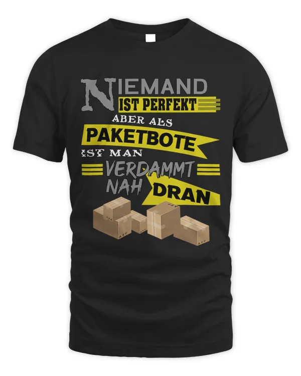 No one is Perfect Parcel Message Plate Postman