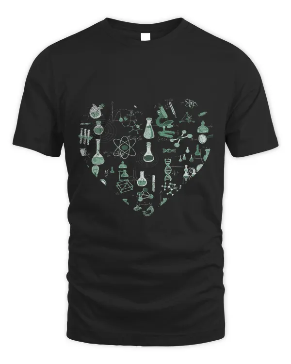 Physicist Geek Science Lover Gift Scientist Heart Physics