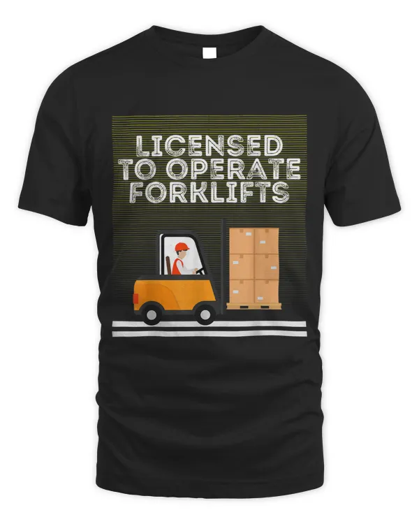 Mens Licensed To Operate Forklifts Driver