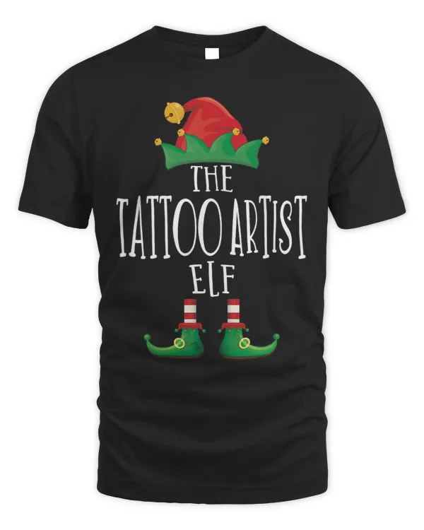 Tattoo Artist Elf Family Matching Christmas Pajamas
