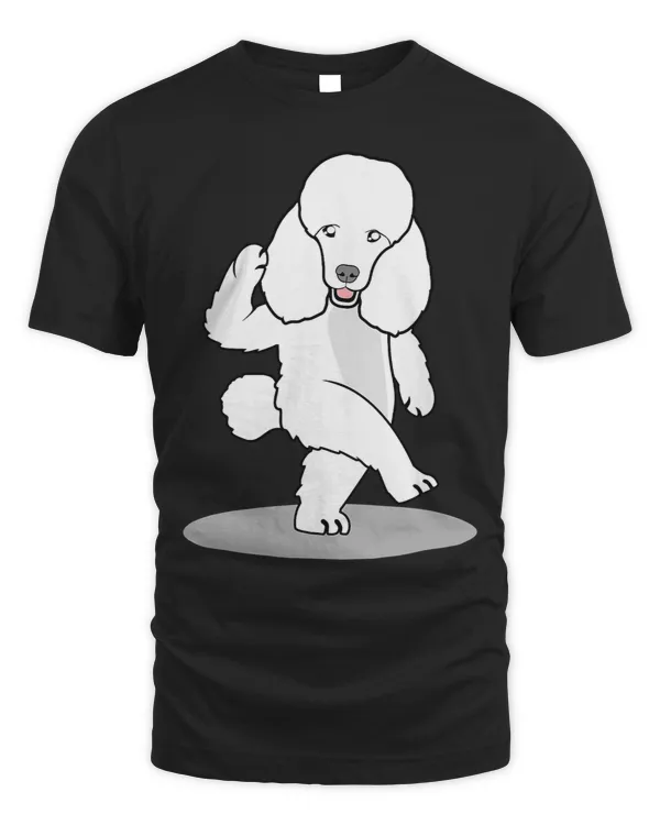 Funny Poodles Gaming Dance Poodle Hip Hop Shoot316 Poodle dog