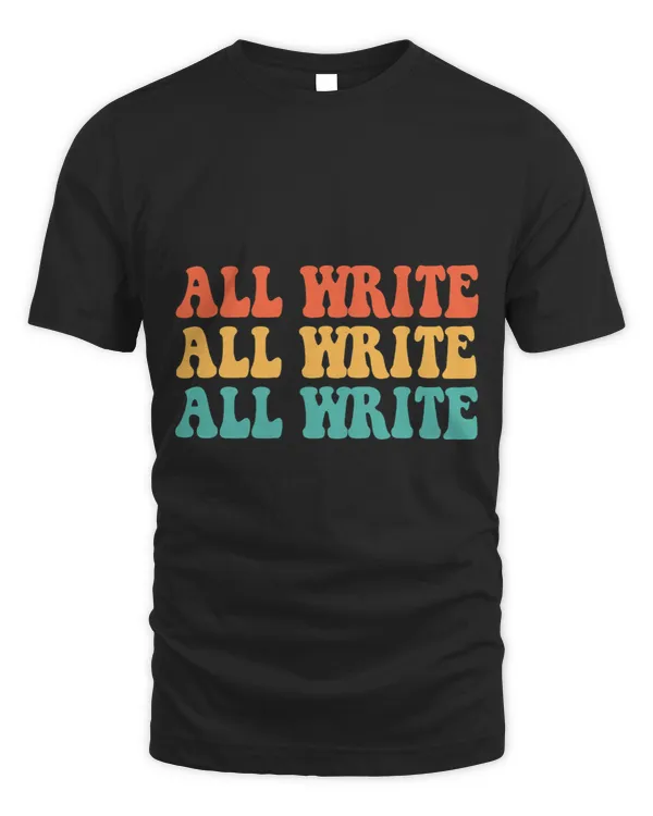 All Write Retro Novel Writer Novelist Author