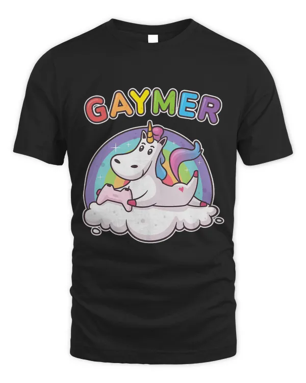 Gaymer Video Gamer Unicorn Lover LGBTQ Gay Pride Support