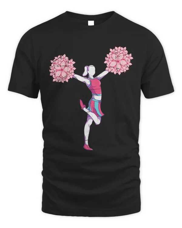 Cherry Blossom Cheerleading Cheer Girl Cheering Cheerleader