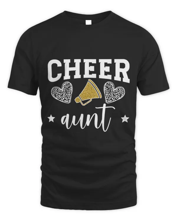 Cheer Aunt Hearts Cheerleading Aunt Of A Cheerleader