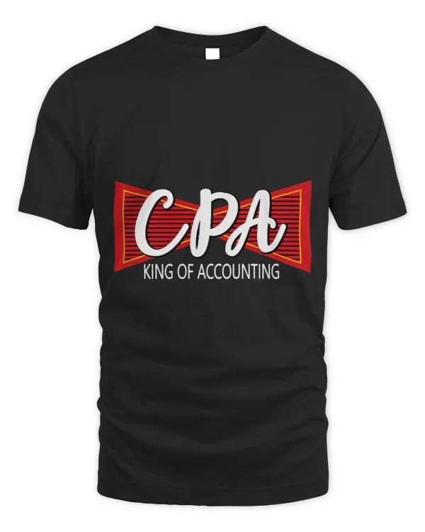 CPA King Of Accounting Mens Accountant Superhero