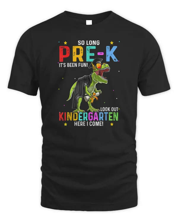 So Long Pre-K Graduation Class 2023 Preschool Dinosaur Kids