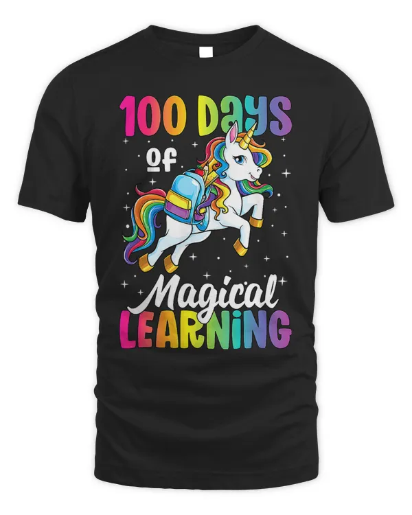 100 Days of School Unicorn Girls 100th Day of School 2