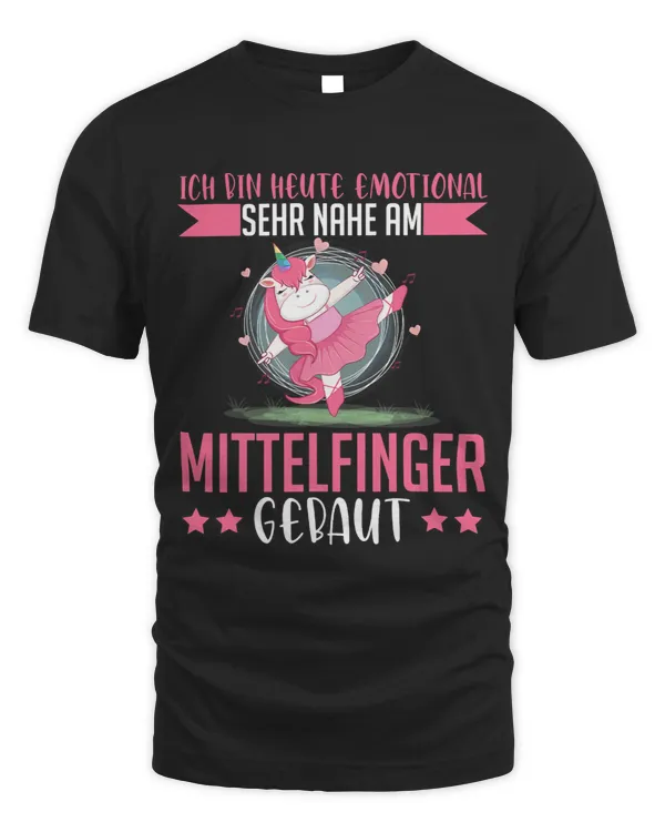 Ich bin heute emotional very close to the middle finger