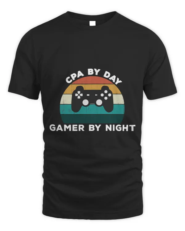 Funny CPA By Day and Gamer By Night Accountant Video Game