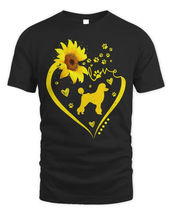 Poodles Sunflower For Dog Lover 95 Poodle dog