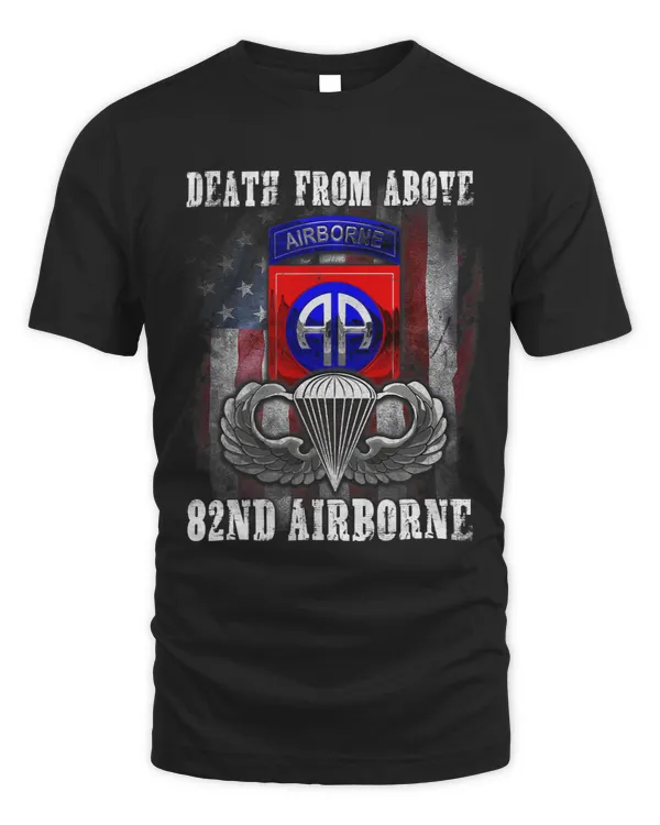Death From Above 82nd Airborne Division Paratrooper Flag