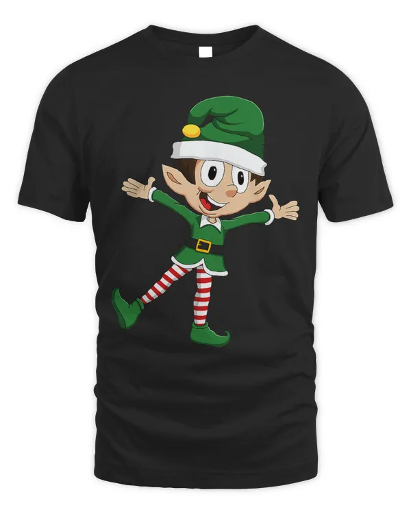 Happy Cute Little Elf Christmas Xmas Seasonal Holiday Winter