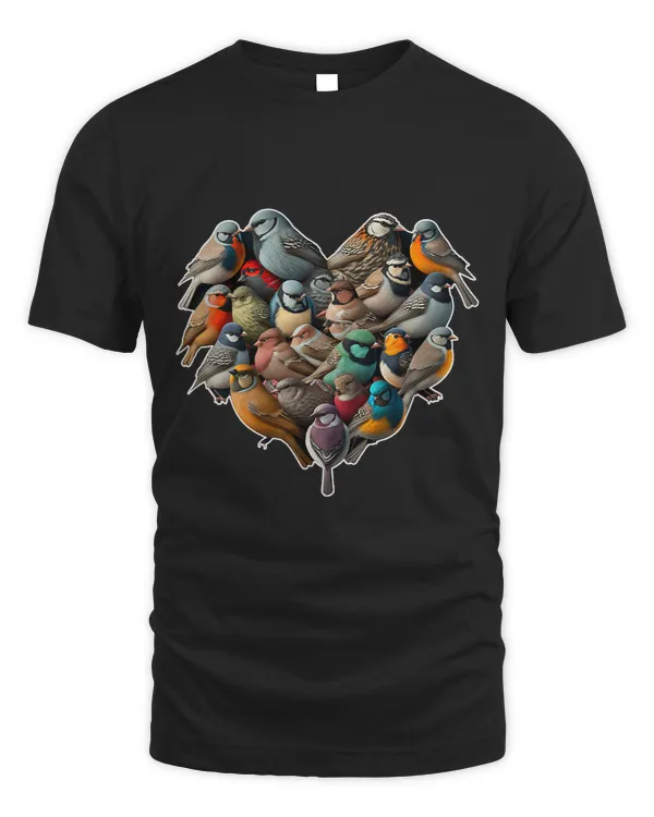 Bird Heart Outfit bird Watching Apparel Birding Bird Watcher