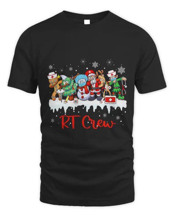 Christmas RT Crew Santa Elf Friends Respiratory Therapist