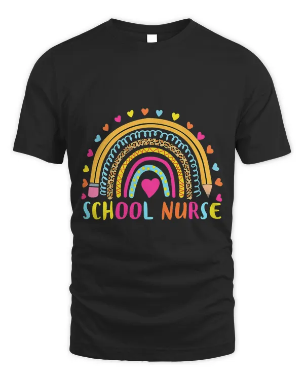 Cute Hearts Rainbow Last Day Of School Inspire School Nurse