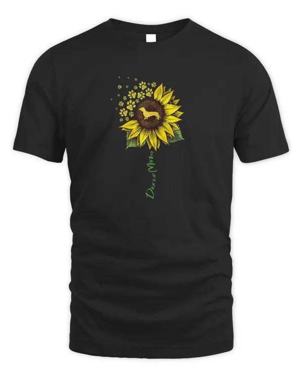 Doxie Mom Sunflower Dachshund Lover Gifts Dog Mom Mama
