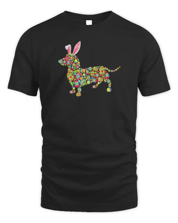 Easter Eggs Bunny Dachshund Dog Shape Costume Hunting Eggs