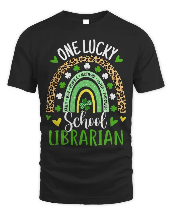 One Lucky School Librarian Rainbow St Patricks Day 1