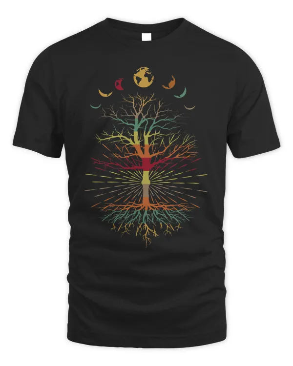 Tree Show the Moon Phases with The 60s 70s Vibes Moon Phases